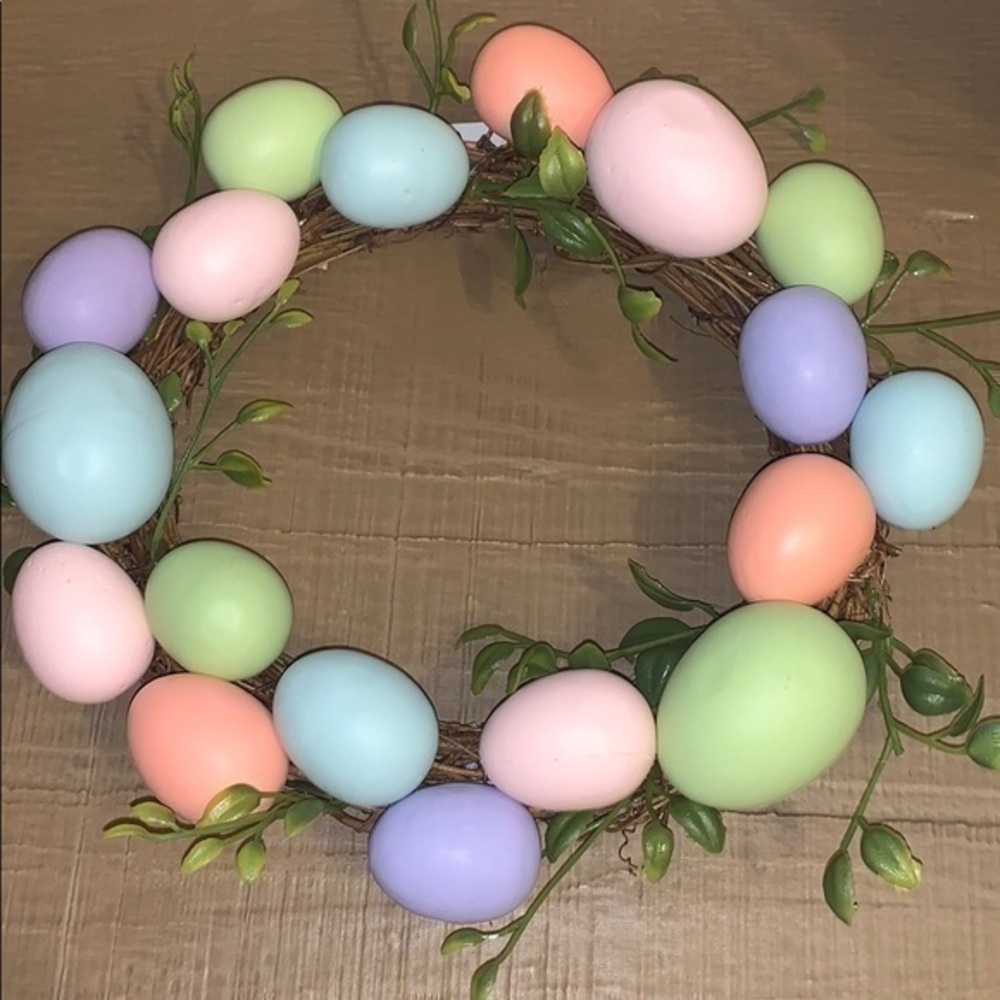Target mini egg wreath